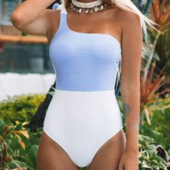 Cupshe Other - B2G1 NWOT Cupshe Color block Ribbed One Piece Swim